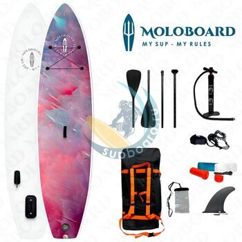 Надувной сапборд MoloBoard Paints 11'0 универсальный