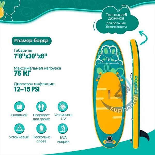 Seasee-KIDS-7'8-Mint-размеры