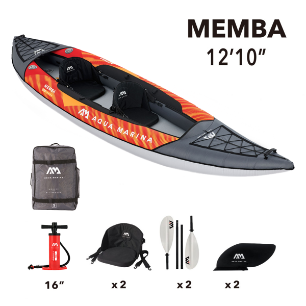 Надувная двухместная лодка Aqua Marina 12'10 Memba-390