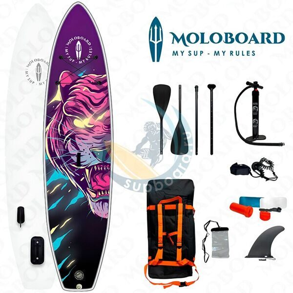 Сапборд MoloBoard Purple Tiger 11'0 прогулочный